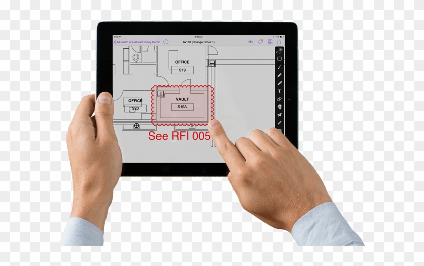 Drawing Ipad Professional - Ipad Pro Blueprint App Clipart #5987352