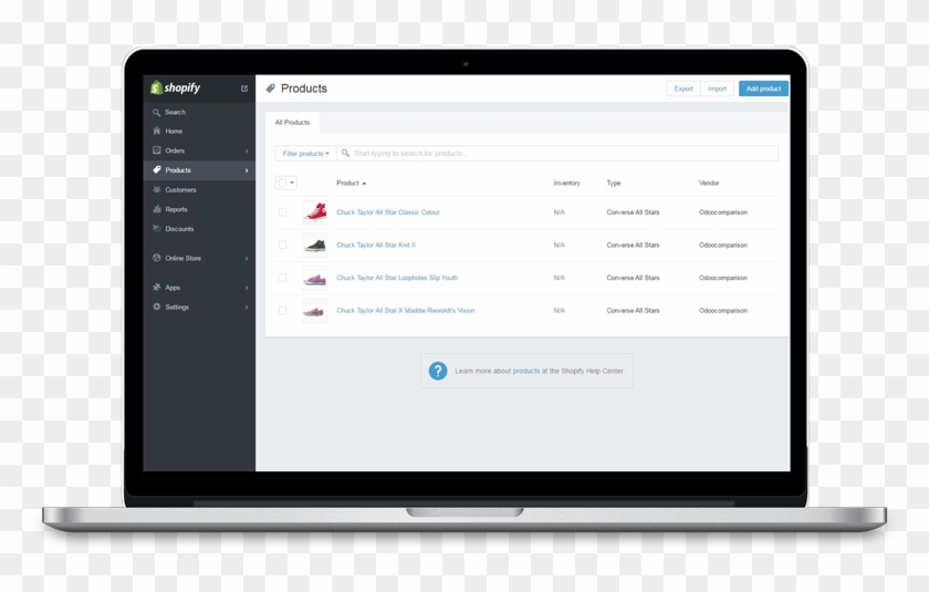 Shopify Ecommerce - Shopify User Interface Clipart