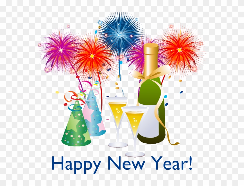Png Free Copy - Happy New Year Vector Png Clipart