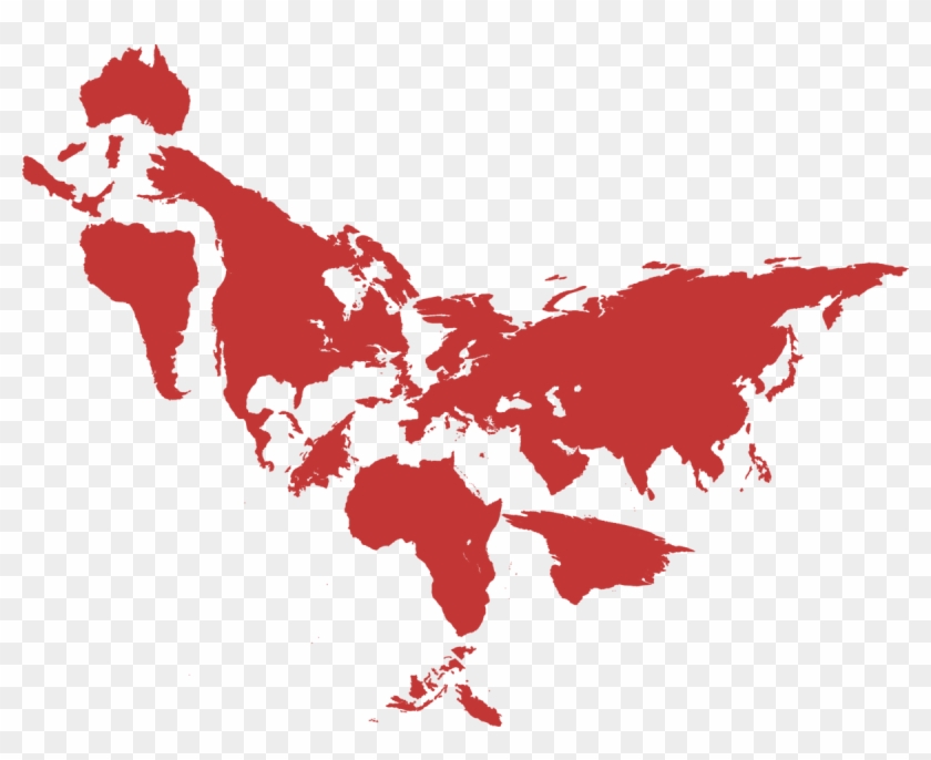 After Wto Ruling, Doubling Farmers' Income Agenda Under - Chicken World Map Clipart #5987798