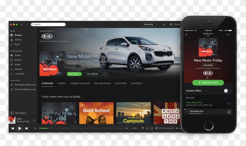 For Brands - Spotify Home Page Takeover Clipart