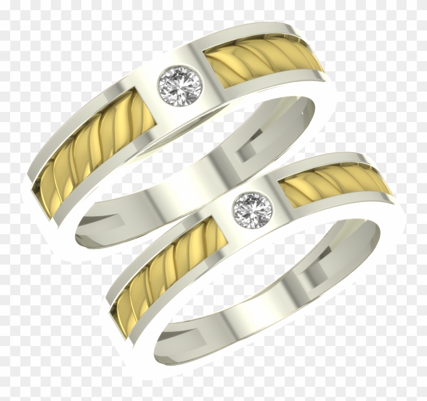 Wedding Rings Are Intricately Made With White Gold - Engagement Ring Clipart