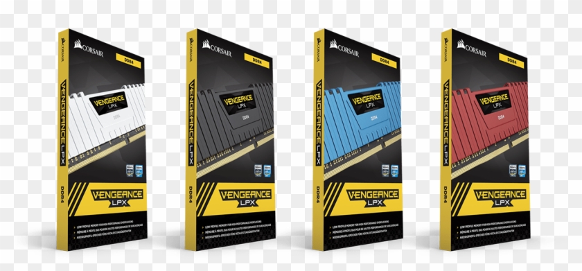 Backed By Corsair - Ddr4 8gb 2666 Lpx Vengeance Corsair Clipart