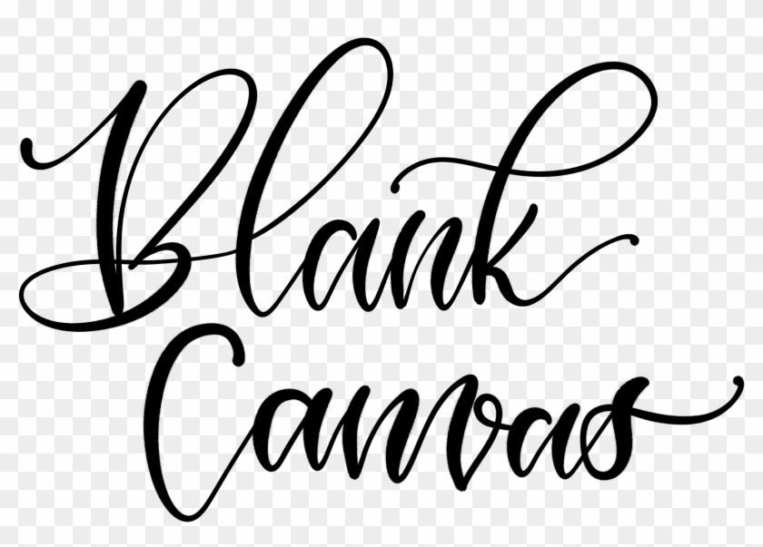 Blank Canvas Logo - Calligraphy Clipart #5988379