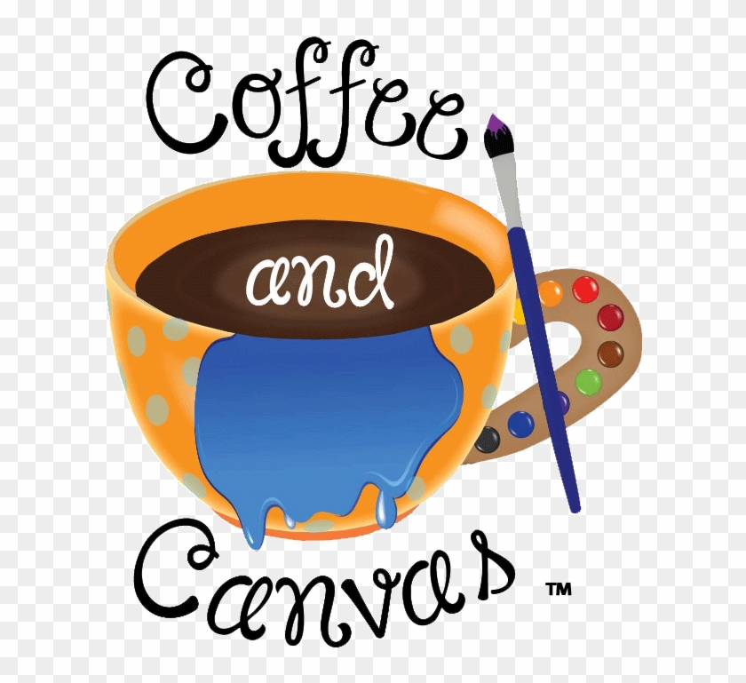 Coffee And Canvas™ Provides In-home Mobile Painting - Coffee And Canvas Party Clipart #5988564