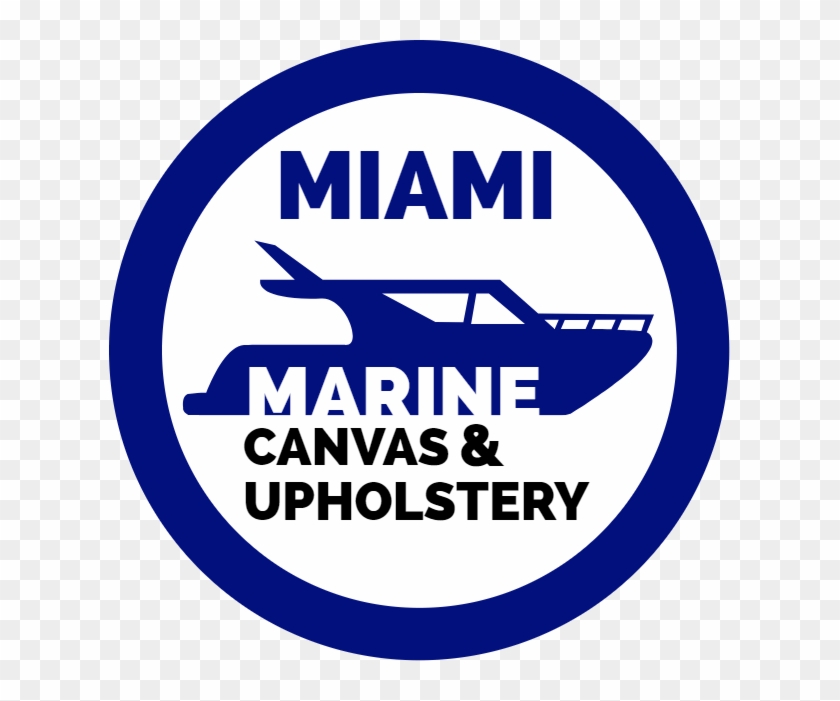 Miami Marine Canvas Logo - Circle Clipart #5988975