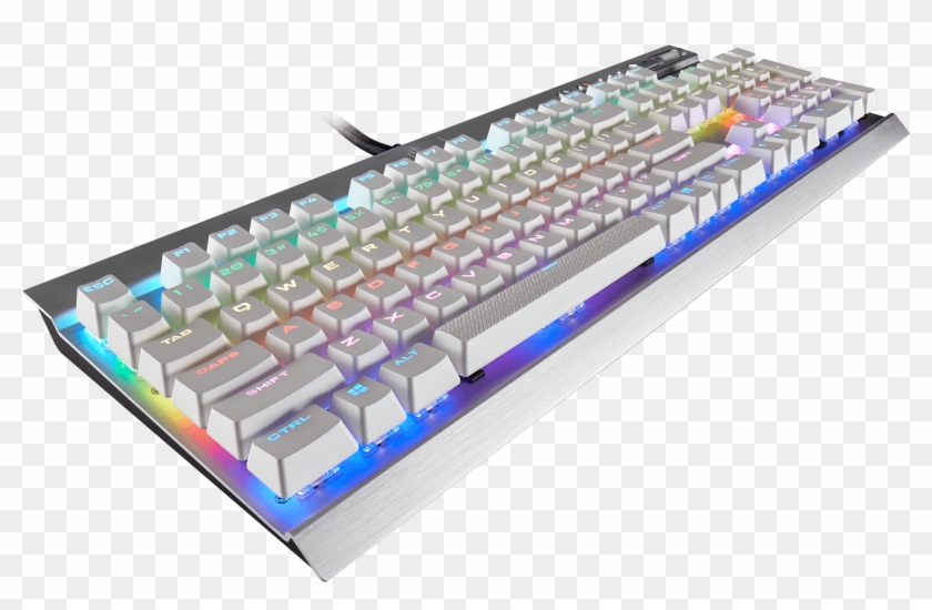 The Corsair K70 Rgb Se Rapidfire Is A Premium Mechanical - Corsair K70 Rapidfire White Clipart #5989375