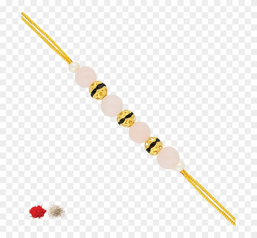 Sri Jagdamba Pearls Esteem Freshwater Pearl Rakhi - Bead Clipart #5989450
