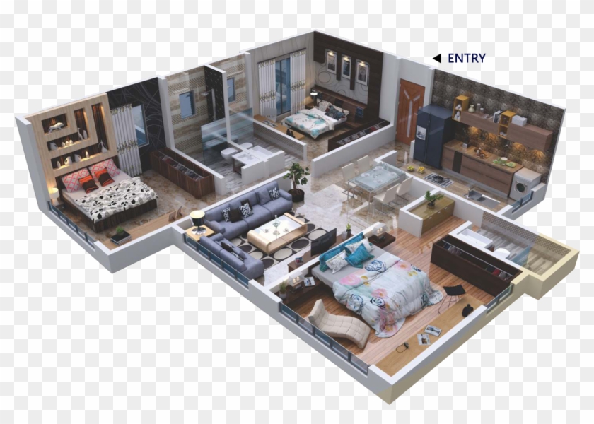 Internal Features - Floor Plan Clipart