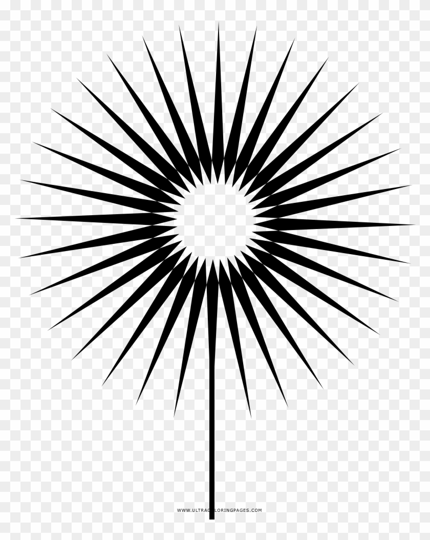 Abstract Flower Coloring Page - Sunlink Health Systems, Inc. Clipart