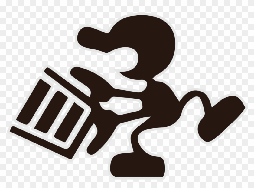 Game & Watch Png - Mr Game & Watch Bucket Clipart #5992867
