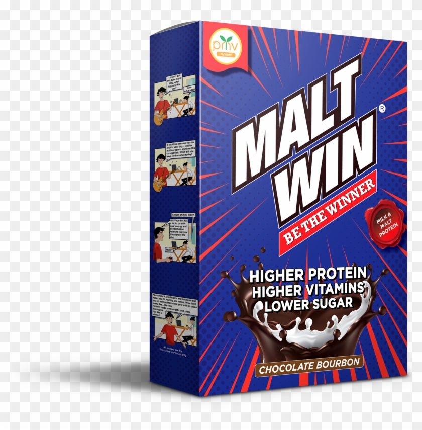 Maltwin Chocolate - Flyer Clipart