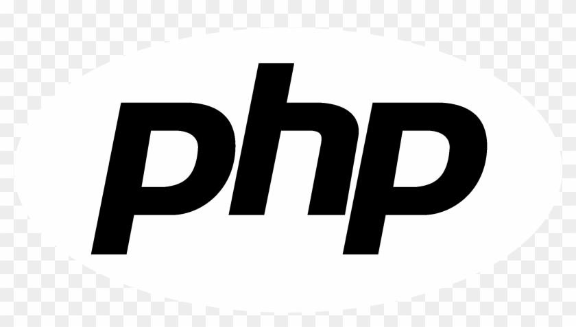 Php Logo Black And White - Graphics Clipart #5993695