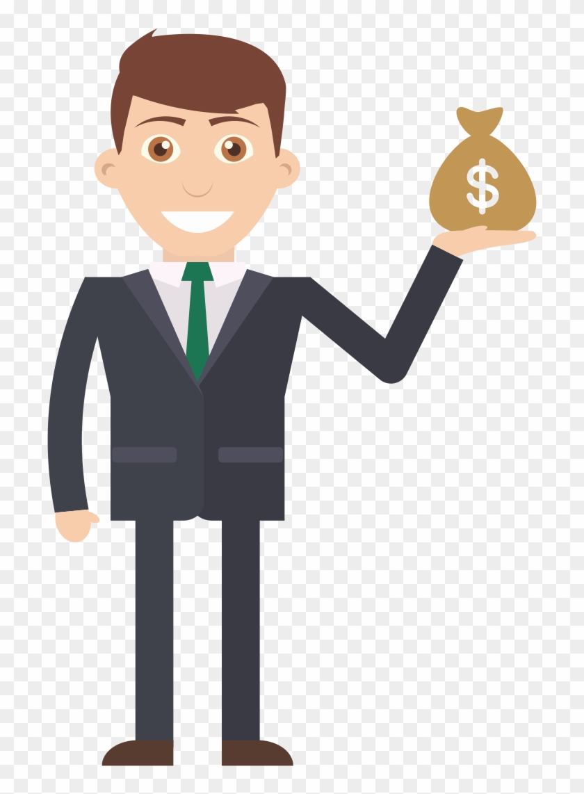 Office Virtual Business Man Download Hd Png Clipart - Real Estate Agent Graphic Transparent Png
