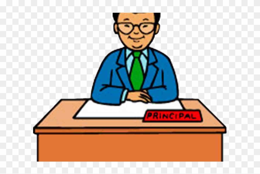 Office Clipart Transparent - Female School Principal Clipart - Png Download