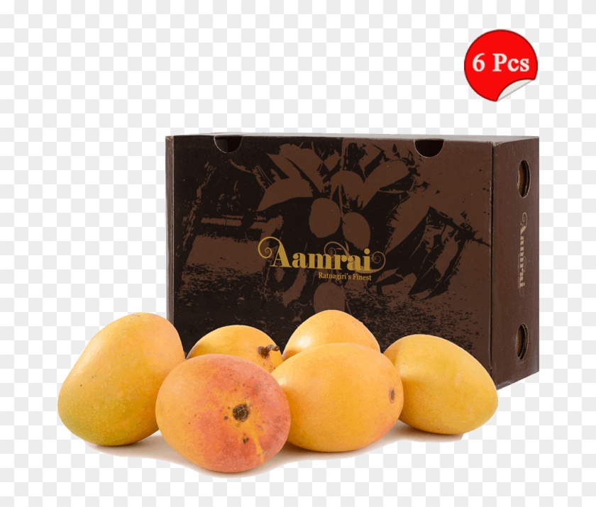 Aamrai Ratnagiri Normal Alphonso Mango Grade A 6 Pieces - Apricot Clipart