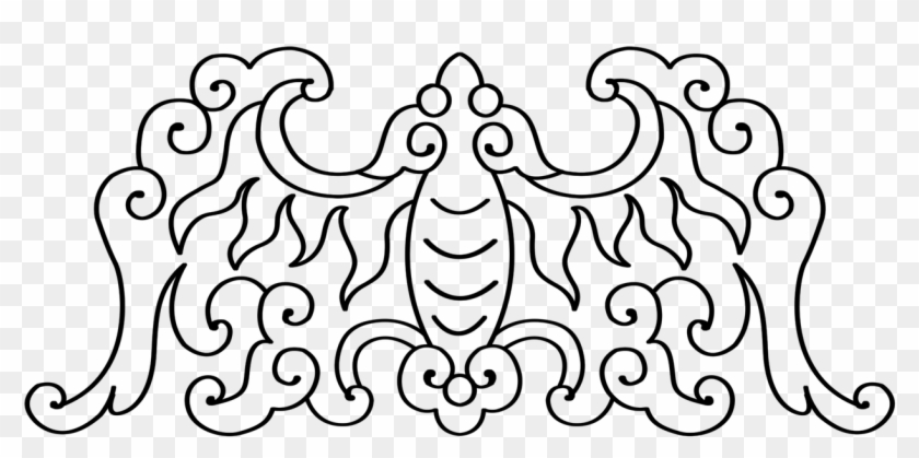 Chinese Traditional Pattern,bat,beautiful Png - Chinese Bat Clipart