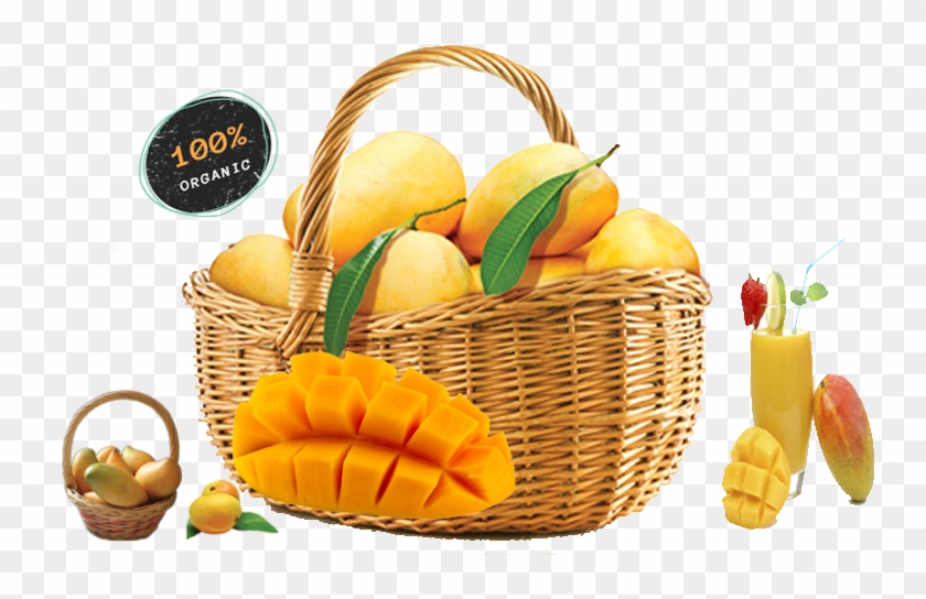 Natural Taste From Dakle Farm - Mango In Basket Clipart