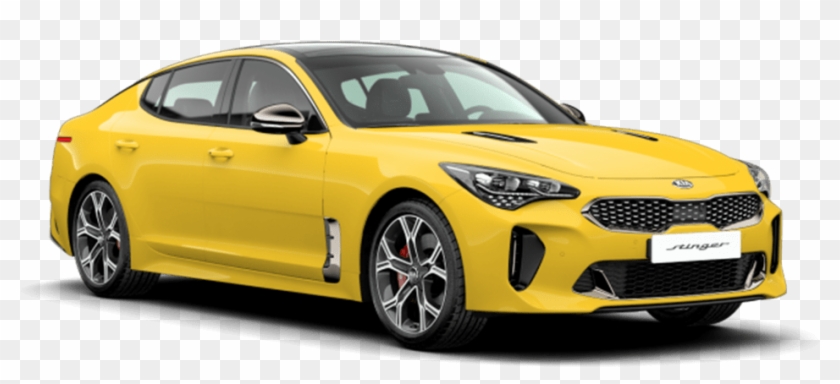Kia Stinger - 2019 Kia Stinger Gt Yellow Clipart #5995286