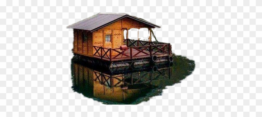 #sticker #building #house #reflection #onwater #woodenhouse - House Clipart #5995543