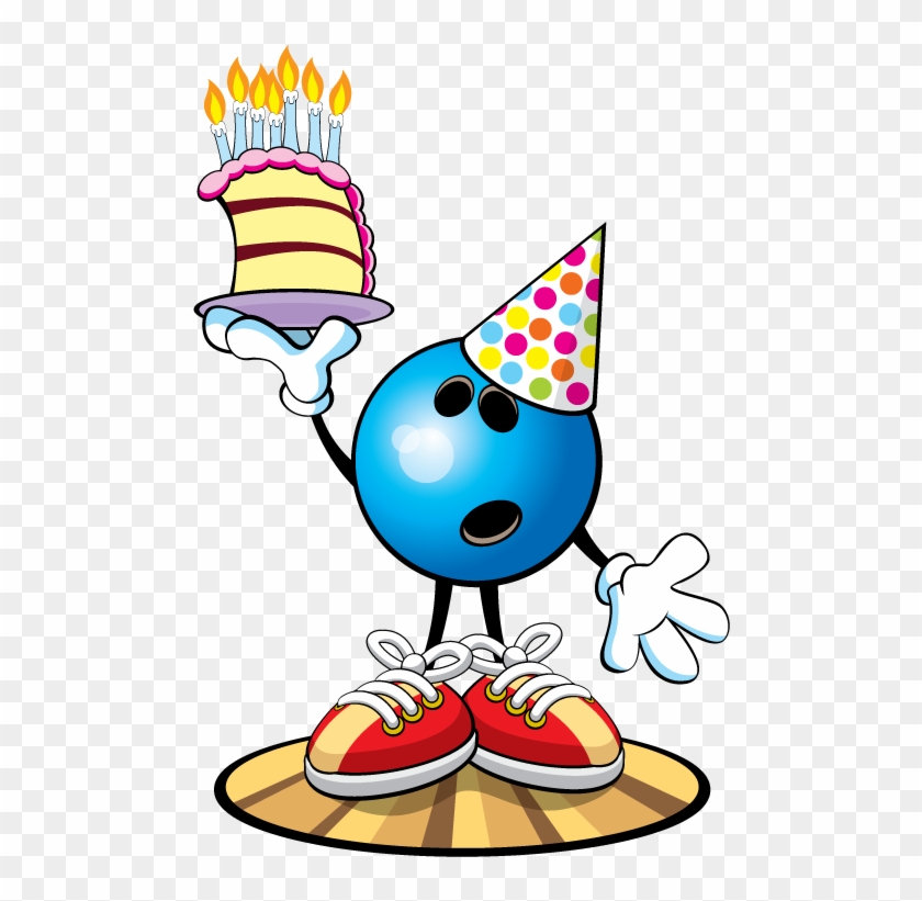 Parties - Bowling Ball Happy Birthday Clipart #5995569