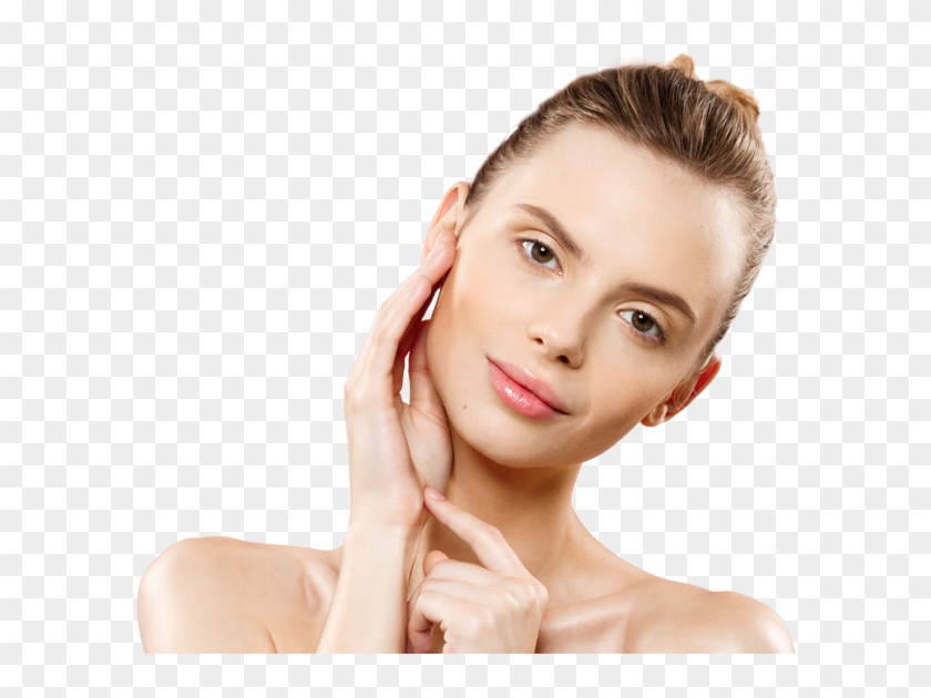 Laser Unwanted Facial Hairs & Body Hair - Facial Treatment With Diamond Peel Clipart