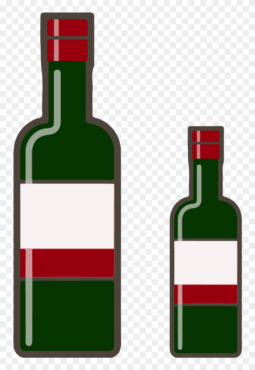 Wine, Cocktail, Bottle, Glass Bottle, Liqueur Png Image - Alcohol Vector Png Clipart #5998084