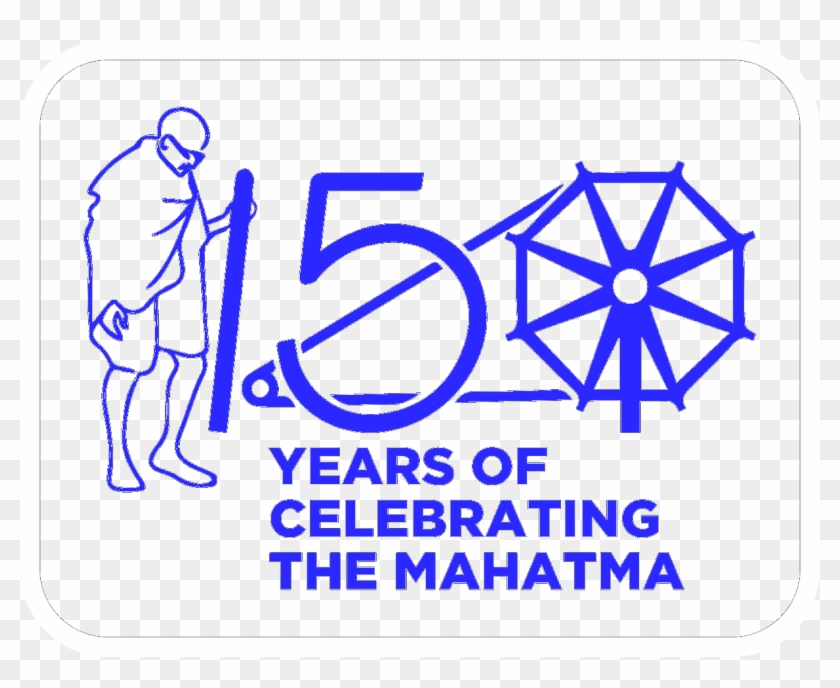 150 Years Of Mahatma Gandhi Clipart #5998137
