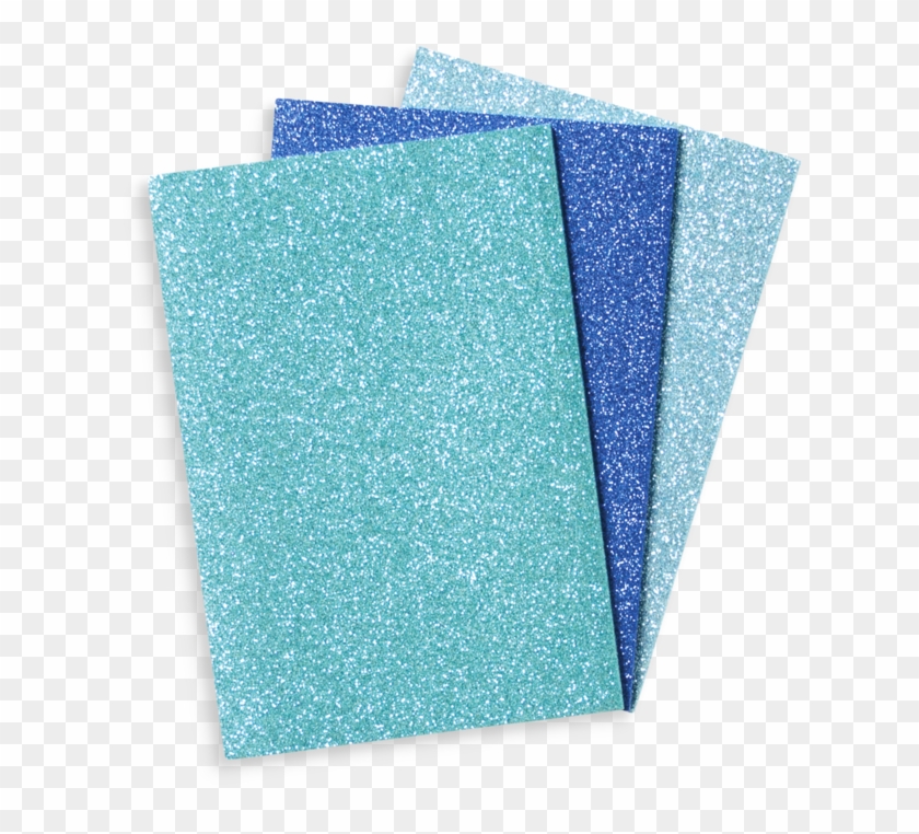 Glamtastic Blue Glitter Notebook, 3 Pk - Construction Paper Clipart