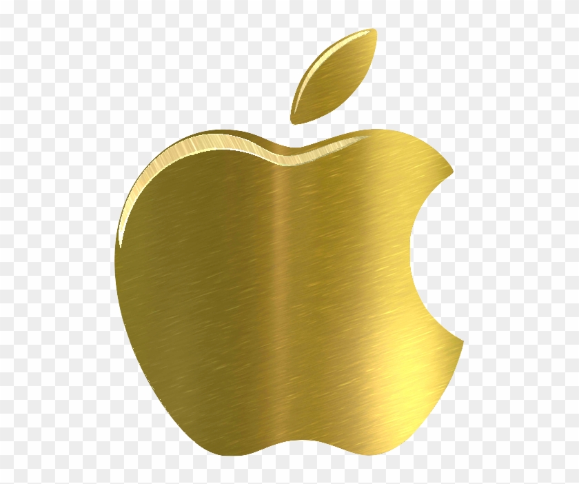 Apple Logo Png - Gold Apple Logo Png Clipart #5998868