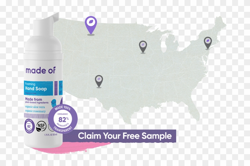 Foaming Organic Baby Soap Sample - Plastic Bottle Clipart