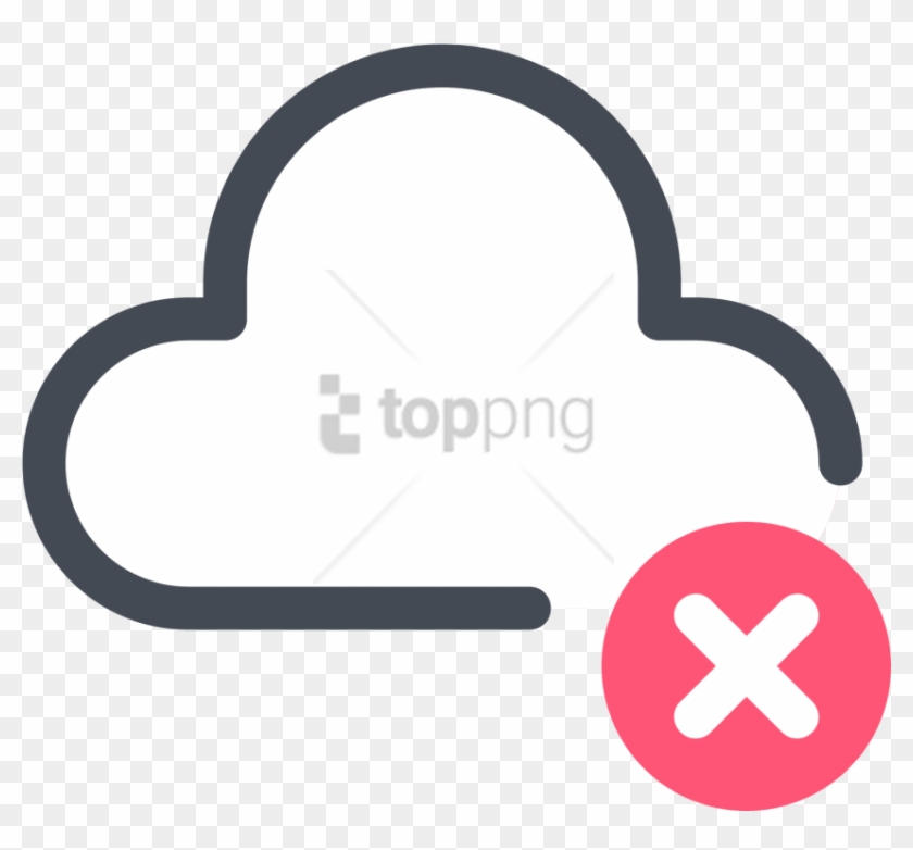 Free Png Delete From Cloud Icon - Icon Clipart