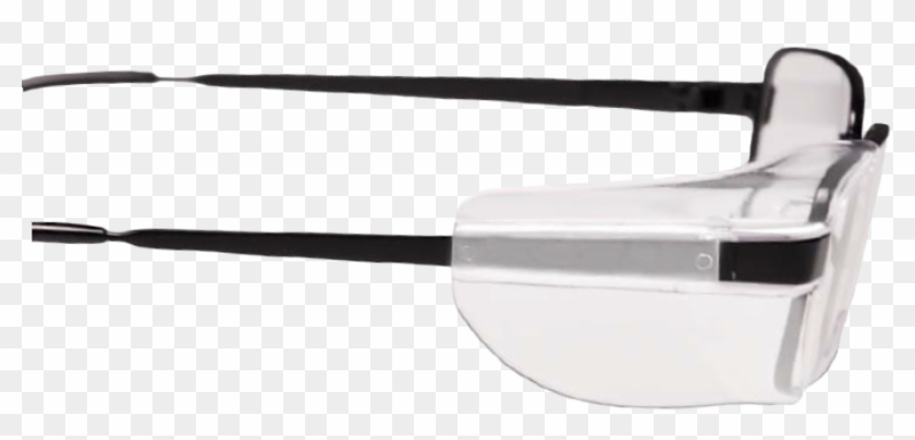 Frames With Metal Temples Have Side Shields Permanently - Paddle Clipart