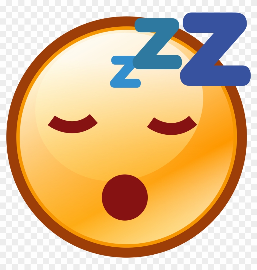 Clipart Sleeping Sleepy Emoji - Sleeping Emoji Clipart - Png Download