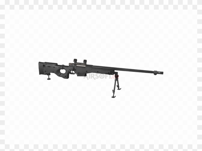338 Bolt Action Sniper Rifle Black - Assault Rifle Clipart