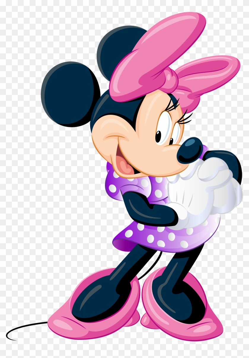 Minnie Mouse Free Clip Art Image - Transparent Background Minnie Mouse Clipart - Png Download