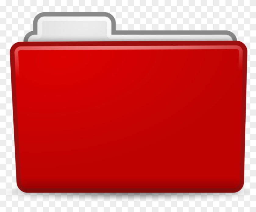 Medium Image - Red Folder Icon Png Clipart