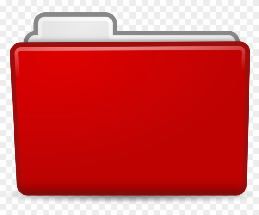 Medium Image - Red Folder Icon Png Clipart #60215