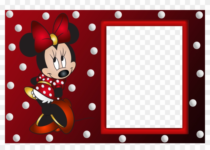 Minnie Mouse Transparent Png Frame - Minnie Mouse Frame Png Clipart #60330