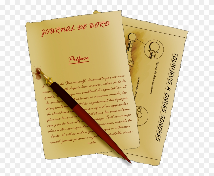 Journal De Bord Vieux Clipart #60477