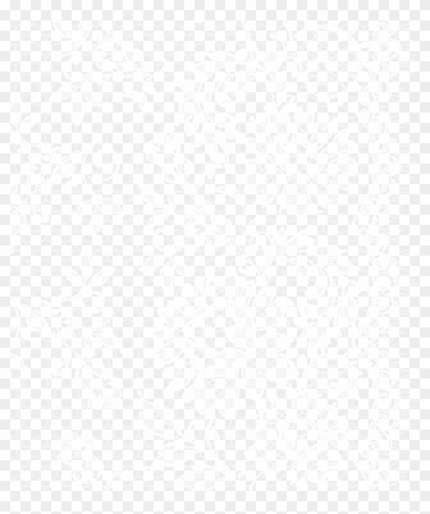 White Lace Whitelace Floral Florallace Flowers Transpar - Flower Lace Pattern Png Clipart #60561