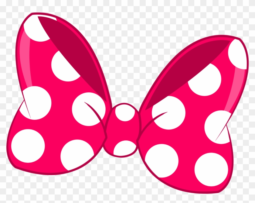 Minie Imagens Para Montagens Digitais - Hot Pink Minnie Mouse Bow Clipart #60582