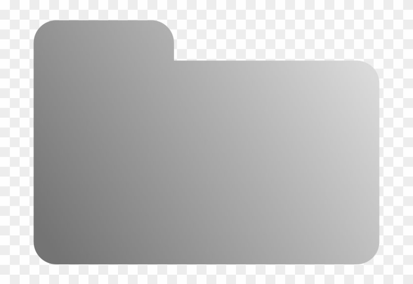 Folder Icon Free Vector / 4vector - Grey Transparent Folder Icon Clipart #60587