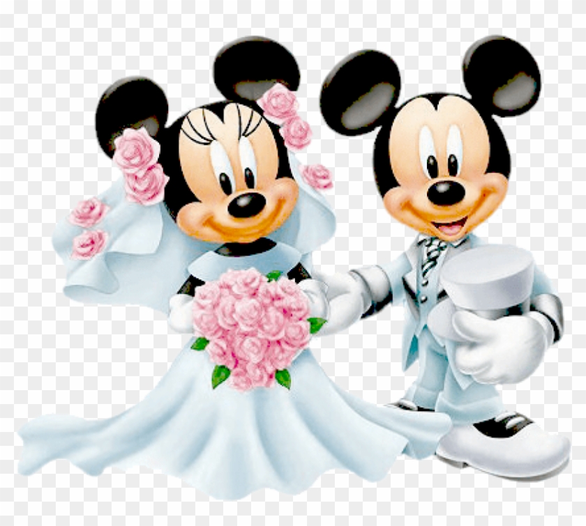Free Png Download Mickey Mouse Minnie Mouse Wedding - Happy Marriage Anniversary Animation Clipart