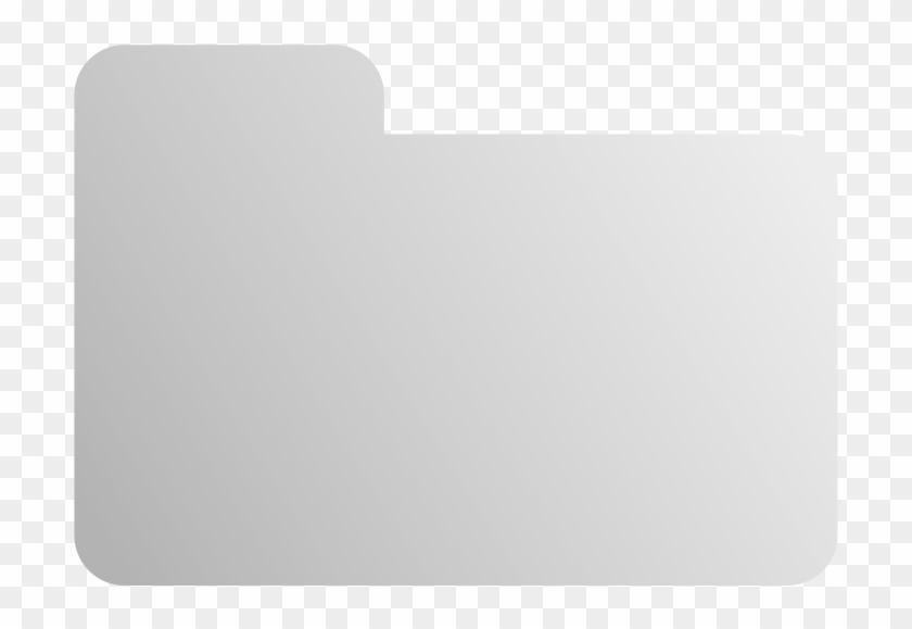 Folder Icons - Grey Transparent Folder Icon Clipart