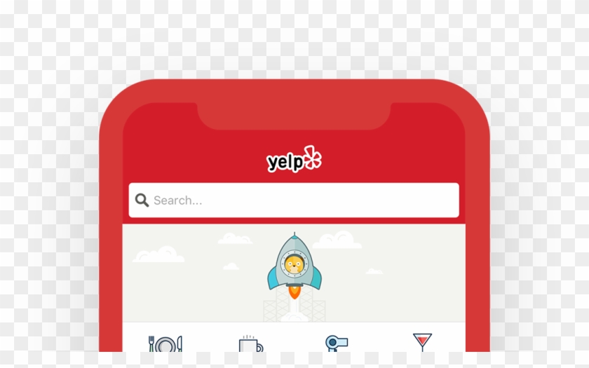 Yelp Mobile App Yelp Mobile App Yelp Mobile App - Yelp Clipart