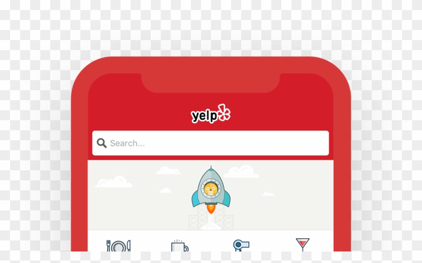 Yelp Mobile App Yelp Mobile App Yelp Mobile App - Yelp Clipart #60778