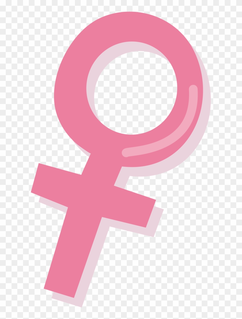 Girl Power Sign - Girl Pink Sign Png Clipart