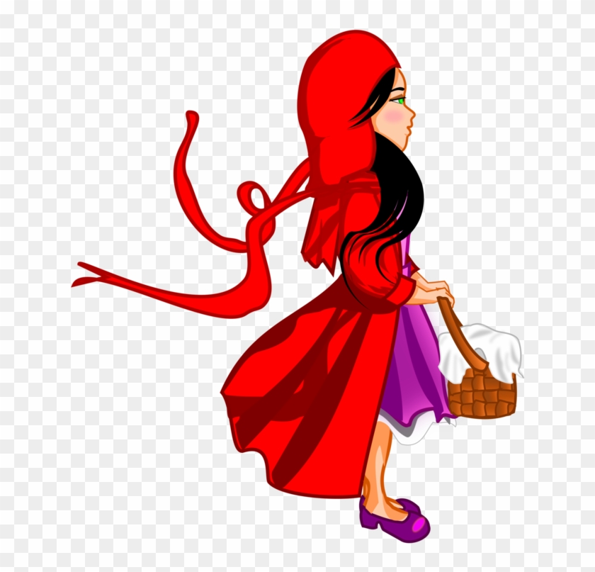 Little Red Riding Hood Big Bad Wolf Drawing Download - Little Red Riding Hood Gif Png Clipart
