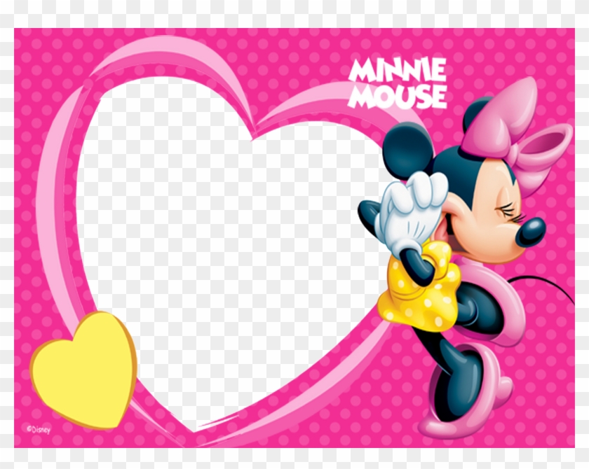 Mickey Mouse Frame Pink - Minnie Mouse Clipart